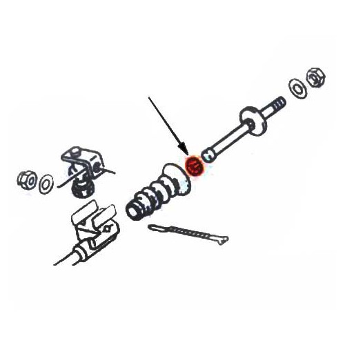 Anello guida su perno di tiranteria per Transporter 79 ->82 - KS00119