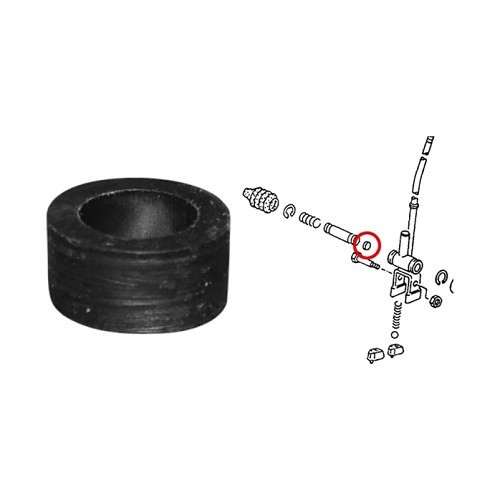  Anillo separador de la palanca de cambios para VW Transporter T25 BVM5 - KS00136 