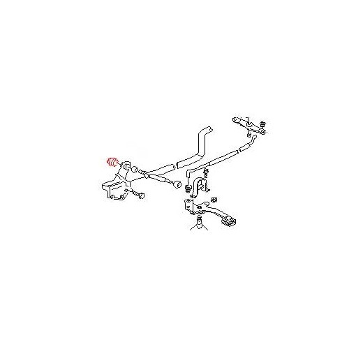 Socket on speed selector fork for Transporter T4 - KS34030