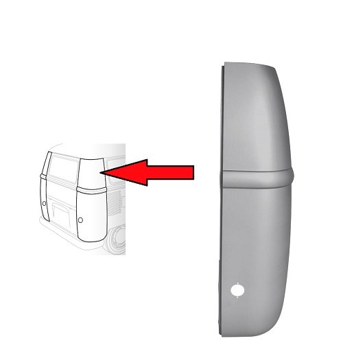  Canto traseiro direito completo para VW Combi Split 57 -&gt;59 - KT0228 