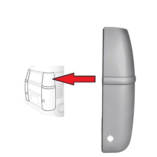  Esquina trasera derecha completa para VW Combi Split 59 -&gt;61 - KT0230 