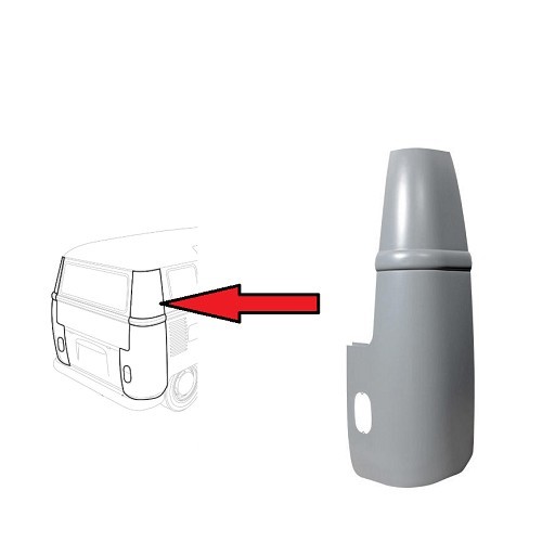  Complete rechter achterhoek voor VW Combi Split 64 -&gt;67 - KT0234 