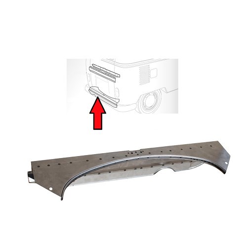  Complete rear skirt for VW 66 ->67 Split Screen Camper - KT046 