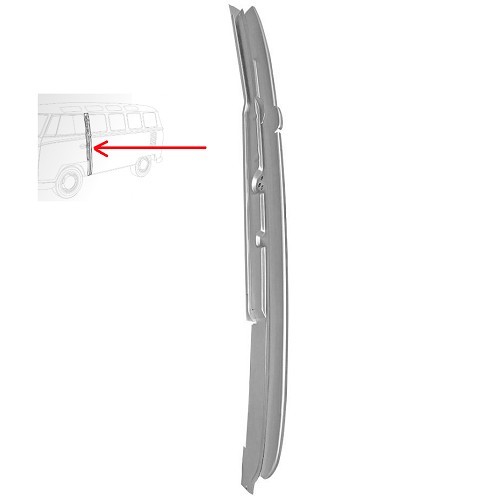  Left "B Pillar" panel without side door of VW Split Screen Camper 55 ->63 - KT049 