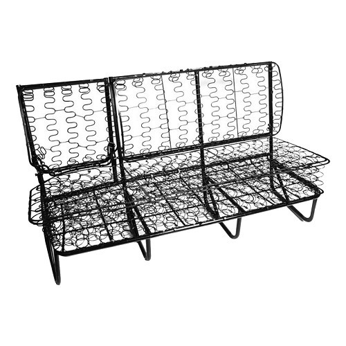  Centraal bankframe met afneembare rugleuning voor VOLKSWAGEN Combi Split (-07/1963) - KT08087 