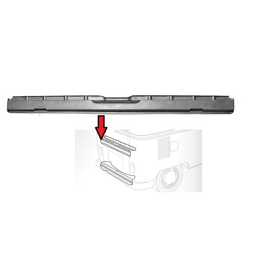  External plate between tailgate and engine door for VW Combi Split 55 &gt;63 - KT21200 