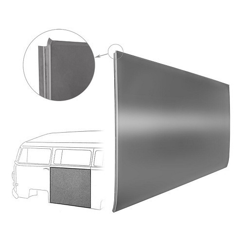  Painel de reparação do lado esquerdo para VOLKSWAGEN Combi Bay Window (08/1967-07/1979) - KT2248 