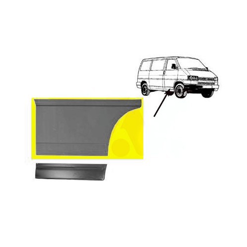  Panneau de bas de porte avant droit pour VW Transporter T4 de 1990 à 2003 - KT40014 