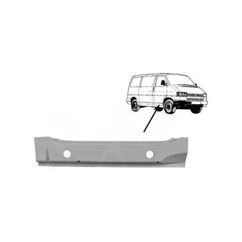  Reparatieplaat voor de binnenkant van de rechter treeplank voor VW Transporter T4 - KT40040 