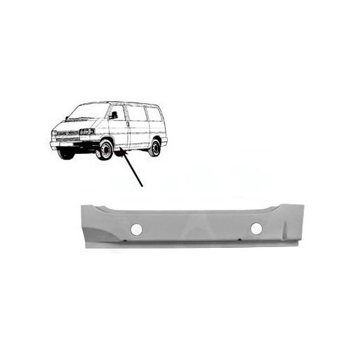  Reparatieplaat voor de binnenkant van de linker treeplank voor VW Transporter T4 - KT40045 