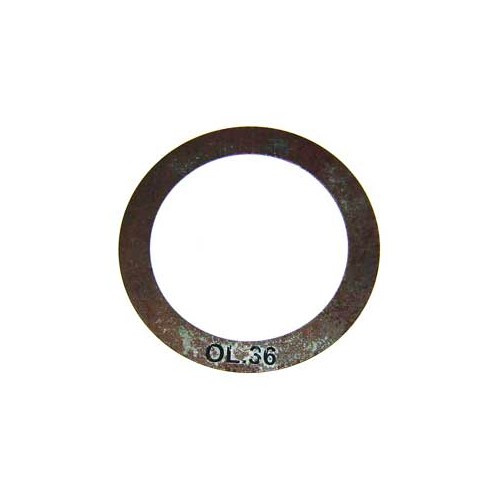1 lateral play adjustment shim, 0.36 mm thick, for VOLKSWAGEN Combi Split Brazil (1957-1975) - KZ10050