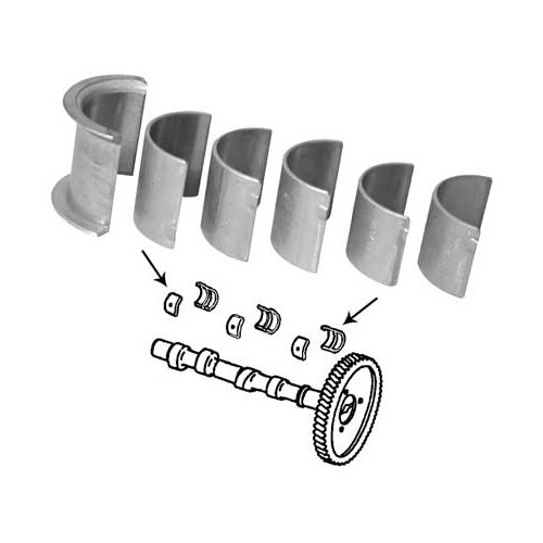  Standaard zijnokkenaslagers voor VOLKSWAGEN Combi Split Brazil (1957-1975) - KZ10109 