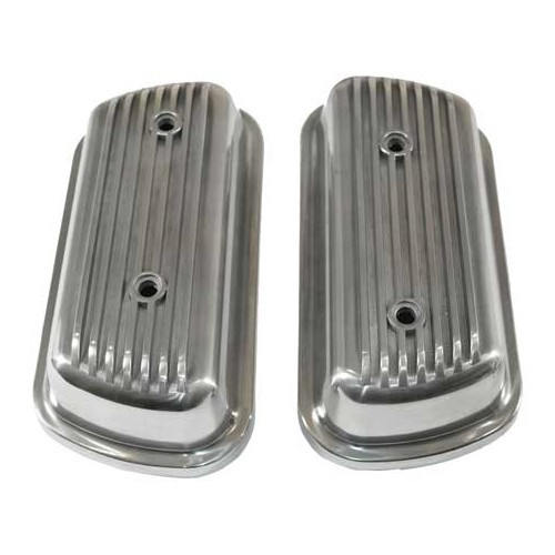 Alu screw-on rocker covers for VOLKSWAGEN Combi Split Brazil (1957-1975) - set of 2 - KZ10184