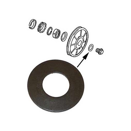 Crankshaft washer for VOLKSWAGEN Combi Split Brazil (1957-1975) - KZ10258