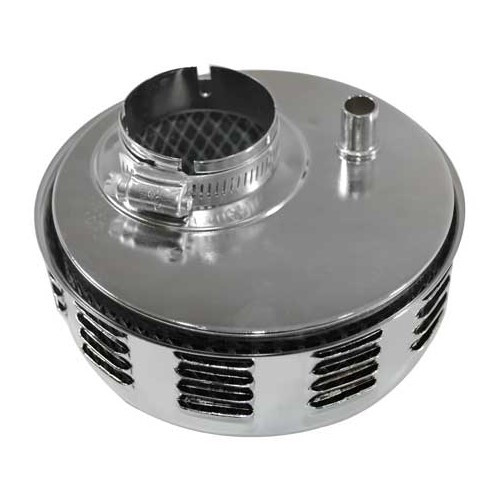 Chrome "Louvers" air filter on Solex carburetor for VOLKSWAGEN Combi Split Brazil (1957-1975) - KZ10331