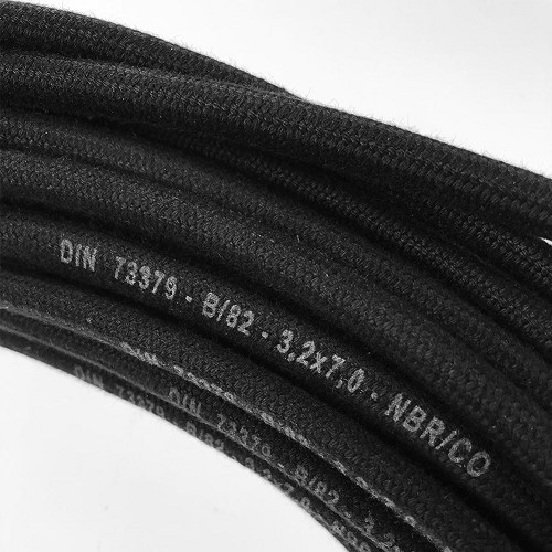 3.2 mm braided fuel hose - sold by the metre - VOLKSWAGEN Combi Split Brazil (1957-1975) - KZ20021