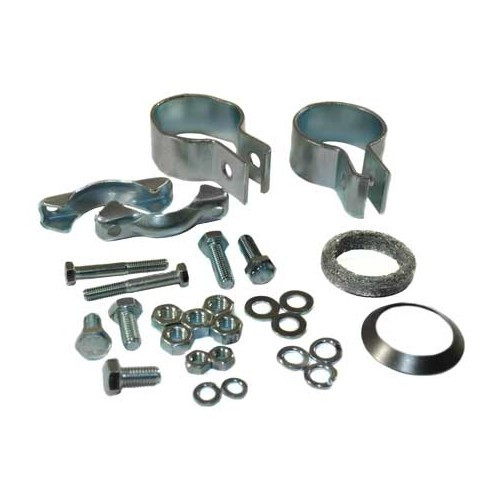  Joints + colliers de tube d'échappement pour VOLKSWAGEN Combi Split Brazil (1957-1975) - KZ20029 