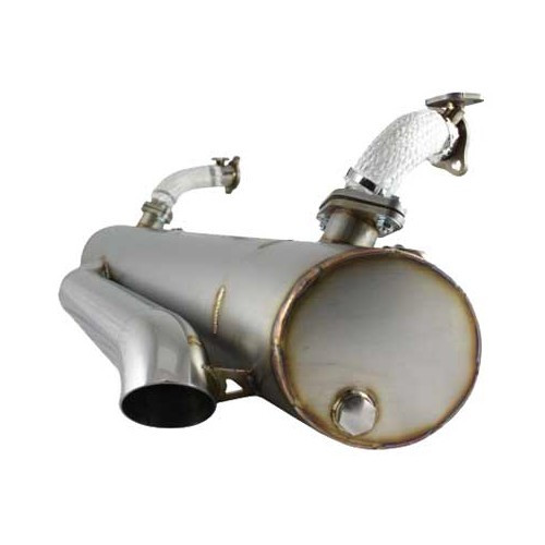 Vintage Speed stainless steel exhaust for VOLKSWAGEN Combi Split Brazil (1957-1975) - KZ20058