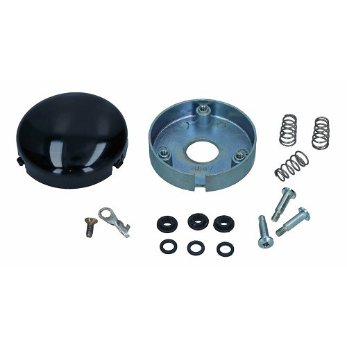  Kit di montaggio della corona del volante nero per VOLKSWAGEN Combi Split Brazil (1957-1975) - KZ40055 