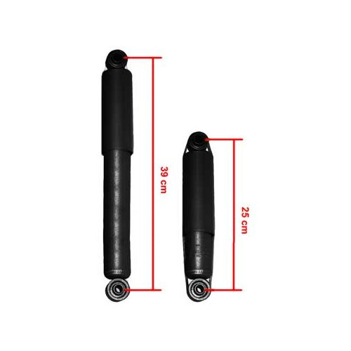  Amortiguador delantero corto para VOLKSWAGEN Combi Split Brazil (1957-1975) - KZ50002 