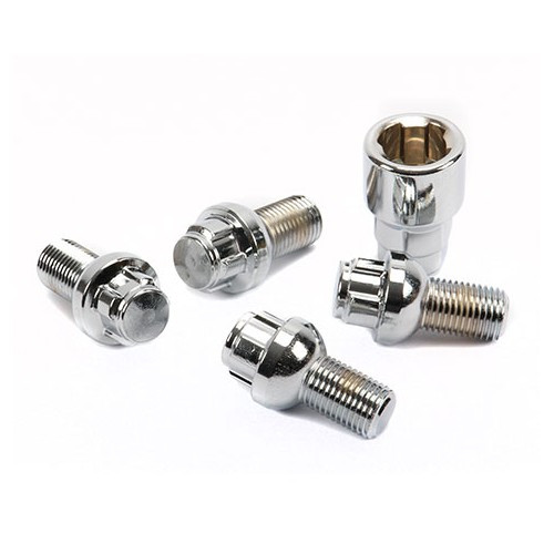 Set of spherical-seated 14 x 26 mm tapered-seat theft protection bolts - KZ60055