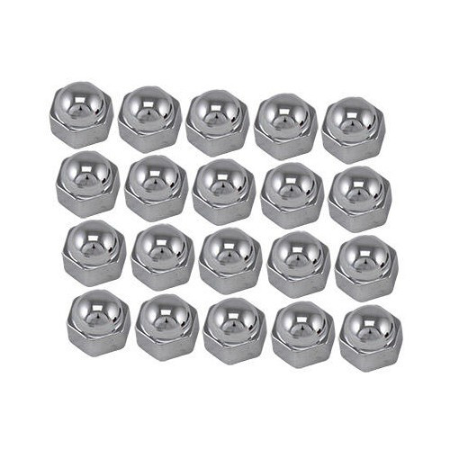  19mm chrome wheel nut covers for VOLKSWAGEN Combi Split Brazil (1961-1975) - KZ60058 