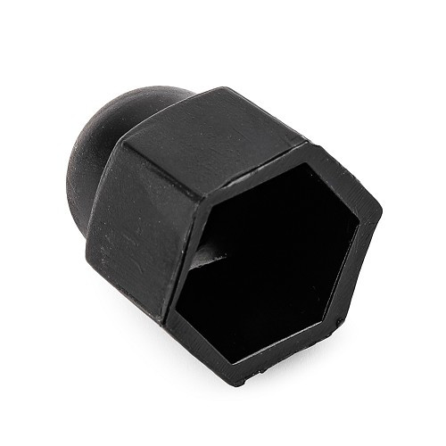  19 mm Radschraubenabdeckung aus schwarzem Kunststoff - KZ60059-1 