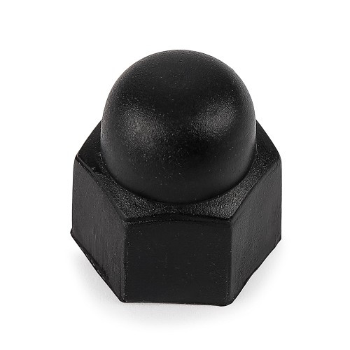  19 mm black plastic wheel screw cover - KZ60059 