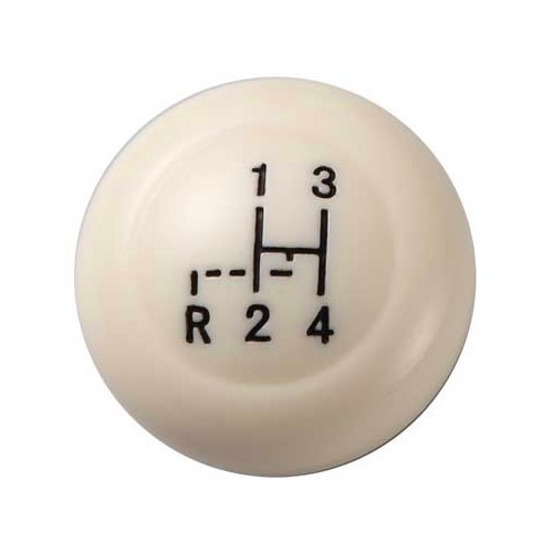  Ivory 10 mm Vintage Speed gear lever knob - KZ70015 