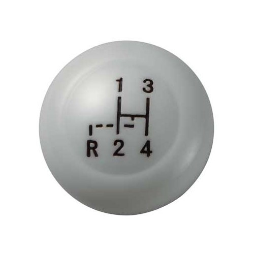  Grey 10 mm Vintage Speed gear lever knob - KZ70017 