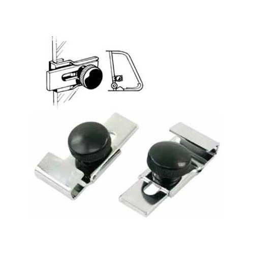  2 Trincos anti-roubo de bloqueio de defletores - KZ80045 