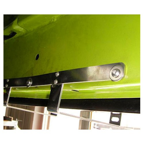 Porta placas em aço inoxidável para Combi Split Brazil (1957-1975) - Vintage Speed - KZ80070