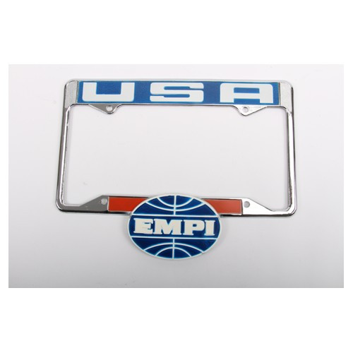  Entourage de plaque d'immatriculation EMPI format USA pour VOLKSWAGEN Combi Split Brazil (1957-1975) - KZ80081 