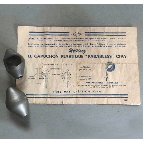 Cobertura da porca do espelho para VOLKSWAGEN Combi Split Brasil (1957-1975) - KZ80083