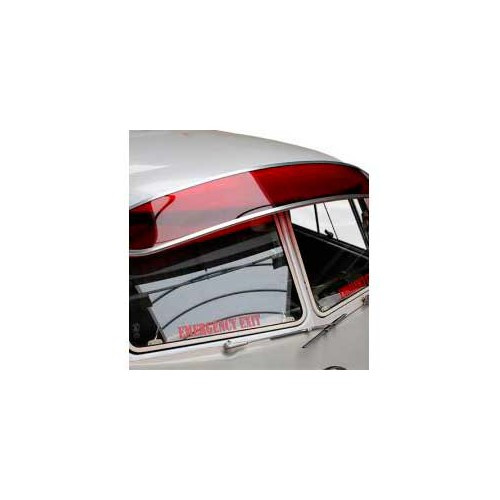  Visera de parabrisas roja para VOLKSWAGEN Combi Split Brazil (1957-1975) - KZ80090 