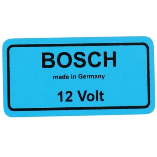  BOSCH 12v Made in Germany sticker voor VOLKSWAGEN Combi Split Brazilië (1957-1975) - KZ80306 