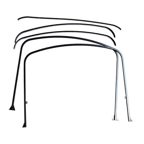 Arches for the cargo bed of VOLKSWAGEN Combi Split Brazil pick-up (1957-1975) simple and double cabin - KZ80364