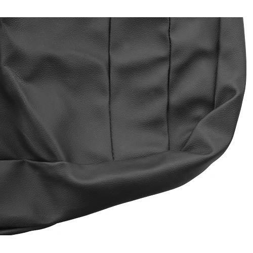 Black seat covers for VOLKSWAGEN Combi Clipper Brazil (1976-1996) - KZ80403