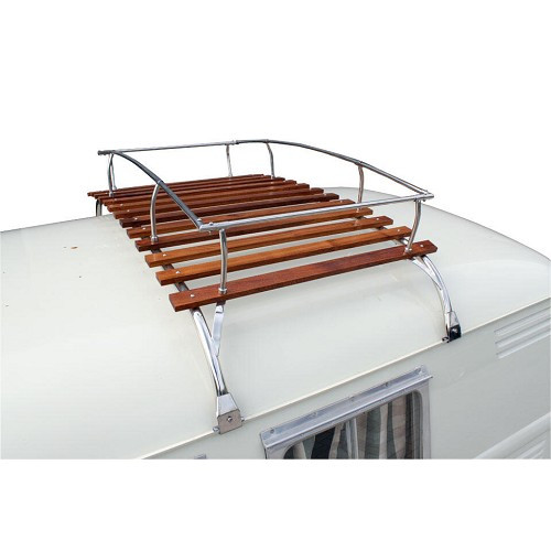  Short roof rack for VOLKSWAGEN Combi Split Brazil (1957-1975) - Stainless steel - KZ80451 