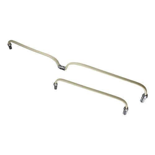  Asideros en el asiento central de 3 plazas para VOLKSWAGEN Combi Split Brasil (1957-1975) - KZ80499 