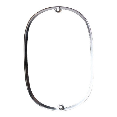  Chromed "US" type rear window surround on Europe lamps for VOLKSWAGEN Combi Split Brazil (1957-1975) - KZ90022 