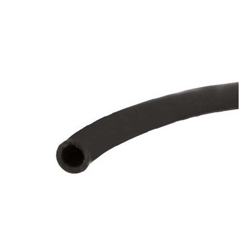  Black windshield washer hose, diameter 3 mm for VOLKSWAGEN Combi Split Brazil (1957-1975) - by the metre - KZ90042 