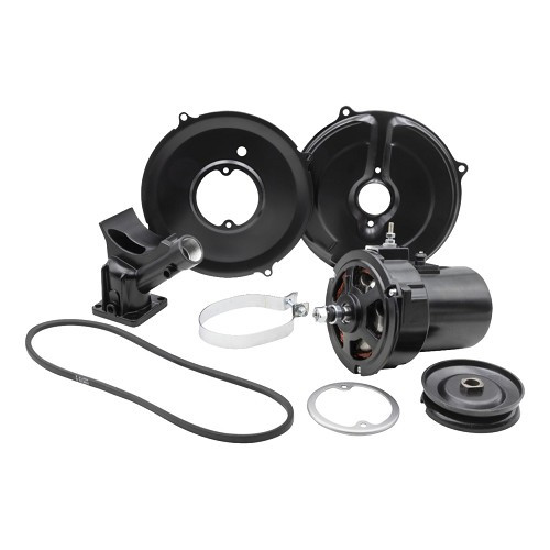  Alternator kit 12V 55A EMPI for VOLKSWAGEN Combi Split Brazil (1957-1975) - BLACK - KZ90062 