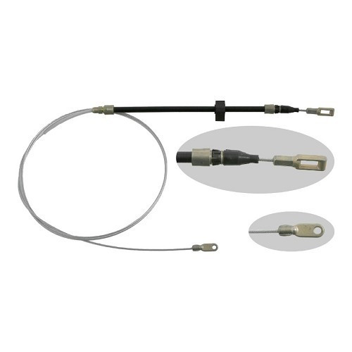  Cable de freno de mano central para VOLKSWAGEN LT46 (1996-2006) - chasis largo - LH25824 