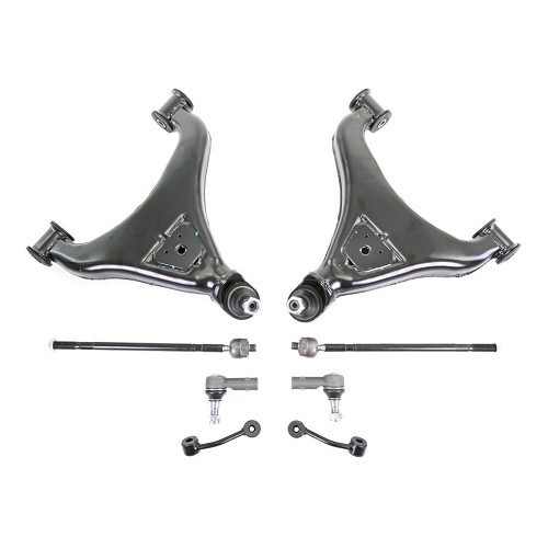  Kit complet de triangles de suspension VAICO pour VOLKSWAGEN LT (1996-2006) - ensemble avec rotules et barres de direction - LJ51310 