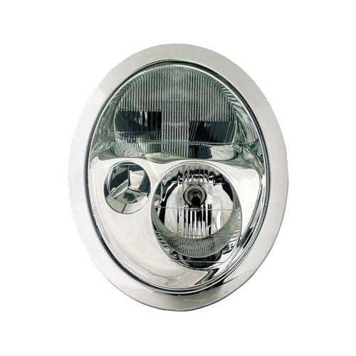  Faro de cristal liso H7 para MINI II R50 y R53 Berlina fase 1 (09/2000-06/2004) - lado derecho - MA17141 