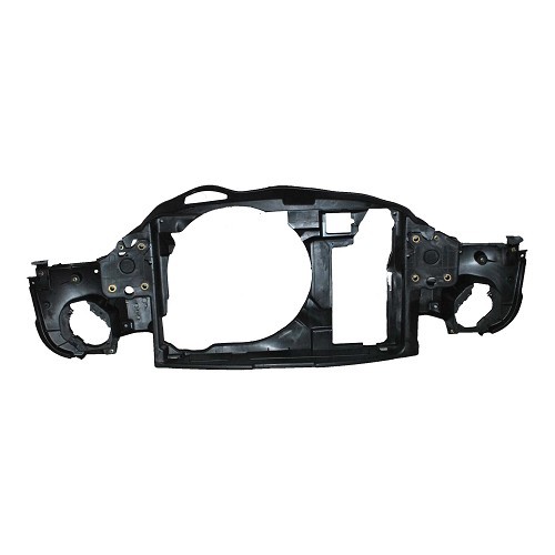 Black ABS plastic front frame for MINI II R52 Convertible R53 Sedan Cooper S and JCW (09/2000-07/2008) - MA18510