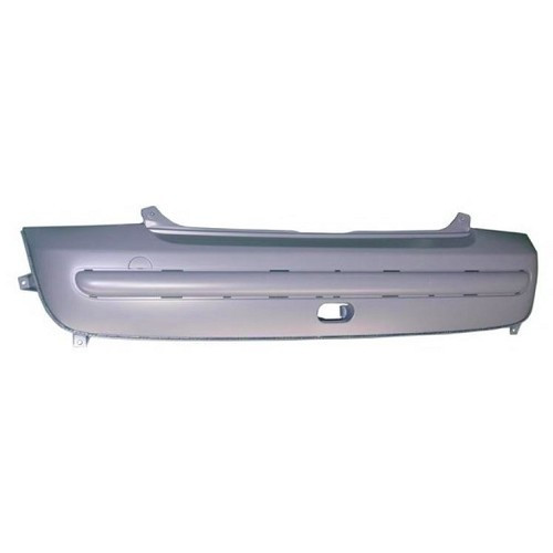 Original type rear bumper in primer for MINI II R50 Sedan phase 1 petrol and diesel (09/2000-06/2004) - with Chrome Line