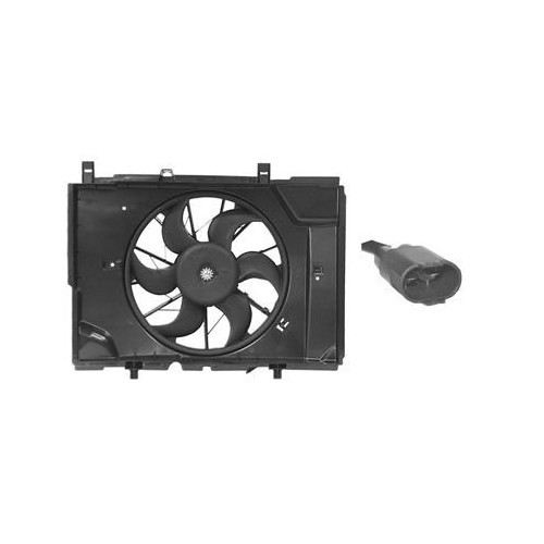  Cadre avec ventilateur de radiateur pour Mercedes Classe C (W202) Essence - MB01300 