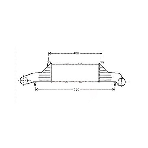  Ladeluftkühler für Mercedes C-Klasse (W202) - MB01500 